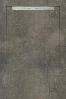 Керамический душевой поддон BETON ANTHRACITE - SLOPE LINE 120 80x120 от Aquanit (Турция) в Москве