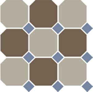 Керамогранит 4401+29 OCT11-A Beige 01 Coffe Brown 29 OCTAGON/Blue Cobalt 11 Dots 30x30 от TopCer (Португалия) в Москве