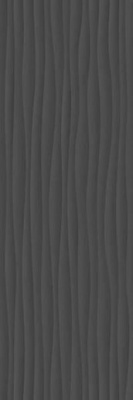 Настенная плитка Eclettica Anthracite Struttura Wave 3D M1AG 40x120 от Marazzi Italy (Италия) в Москве