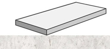 Угловая ступень SENSI GEMS ANG.TOP SX ICEBERG RET левая (PF60006738) 32x120x4.5x2 от ABK Ceramiche (Италия) в Москве