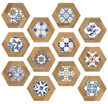 Керамогранит GADOR Matt Hexa (15 вариаций рис.) 23.2x26.7 от ITT Ceramic (Испания) в Москве