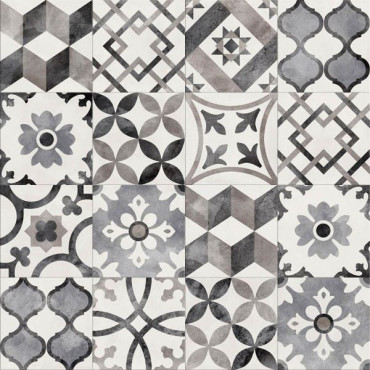 Керамогранит PLAY CLASSIC MIX GREY (PF60003475) 20x20 от ABK Ceramiche (Италия) в Москве