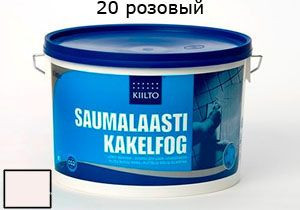 Затирка для швов Saumalaasti № 20 (3 кг) розовый от Kiilto (Финляндия) в Москве