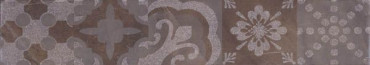 Бордюр Меравиль темный 1504-0152 8x45 от Lasselsberger Ceramics (Россия) в Москве
