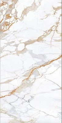 Керамогранит Calacatta Gold Polished (6 мм) (MN034AP271206) 120x270 от Moreroom (Китай) в Москве