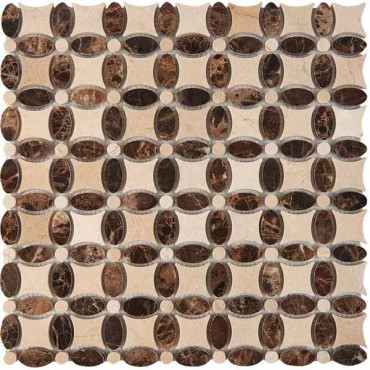 Мозаика PIX283 из мрамора (32x32) 33.6x33.6 от Pixmosaic (Китай) в Москве