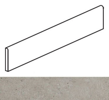 Плинтус REX LA ROCHE GREY BATTISCOPA (745451) 4.6x60 от REX Ceramiche (Италия) в Москве