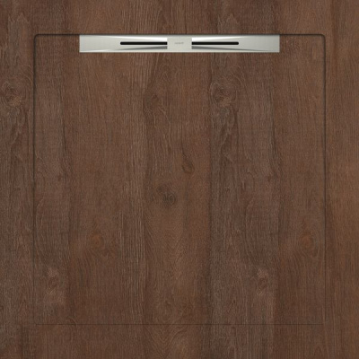 Керамический душевой поддон OAKWOOD RED BROWN - SLOPE LINE 90 90x90 от Aquanit (Турция) в Москве