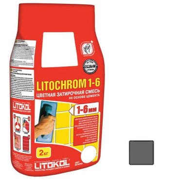 Litochrom 1-6 С.40 антрацит алюм.(2кг) от Litokol (Россия) в Москве