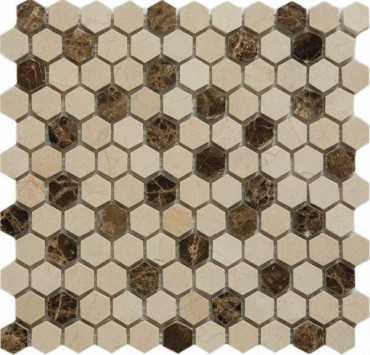 Мозаика QS-Hex027-25P/10 30.5x30.5 от Muare (Китай) в Москве