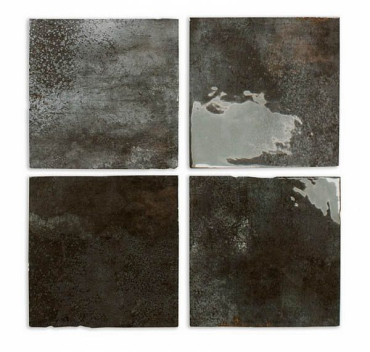 Настенная плитка ENAMEL SQUARE CHARCOAL (123076) 12.5x12.5 от DNA Tiles (Испания) в Москве