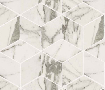 Мозаика Marvel Statuario Select Mos. Esagono Lapp. ADVK 30x35 от Atlas Concorde (Италия) в Москве