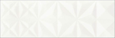 Настенная плитка White Magic Squares Structure (O-WHM-WTU051) 25x75 от Mei (Германия) в Москве
