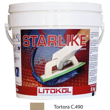 Litochrom Starlike C.490 TORTORA (5 кг) от Litokol (Россия) в Москве