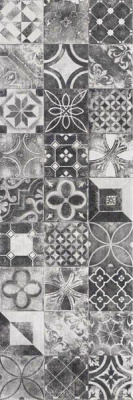 Настенная плитка PURA DECORA NERO Rett 49.8x149.8 от DOM Ceramiche (Италия) в Москве