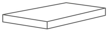 Ступень SUPREME Angolo Sn Grad.C.Retta Silver Nat. (75511) 33x120 от Cerdomus (Италия) в Москве