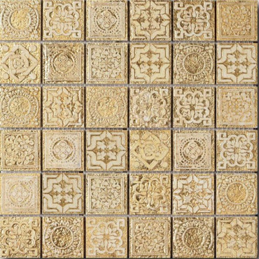 Мозаика Equilibrio M2B Gold (4.8x4.8) 30x30 от Art&Natura (Италия) в Москве