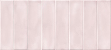 Настенная плитка Pudra кирпич рельеф розовый (PDG074D) 20x44 от Cersanit (Россия) в Москве