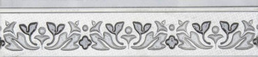 Бордюр Бьянка Каррара белый (3604-0112) 10x45 от Lasselsberger Ceramics (Россия) в Москве
