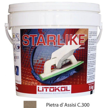 Litochrom Starlike C.300 коричневый (5 кг) от Litokol (Россия) в Москве