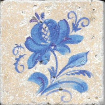 Декор Provance Гжель 4 10x10 от Stone4Home (Турция) в Москве