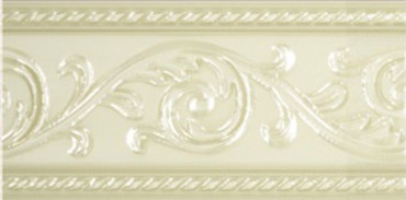 Бордюр Cenefa Yara Vainilla 7.5x15 от APE Ceramica (Испания) в Москве