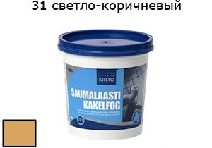 Затирка для швов Saumalaasti № 31 (1 кг) светло-коричневый от Kiilto (Финляндия) в Москве