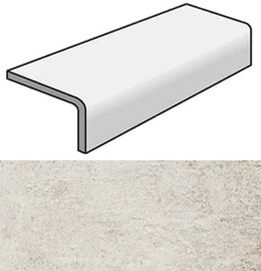 Фронтальная ступень с капиносом REX LA ROCHE BLANC EL.ELLE R11 (742248) 15x30x4 от REX Ceramiche (Италия) в Москве