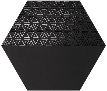Керамогранит HEXAMIX OPAL DECO BLACK 33x28.5 от Realonda Ceramica (Испания) в Москве