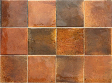 Настенная плитка HANOI BURNT RED (30018) 10x10 от Equipe Ceramicas (Испания) в Москве