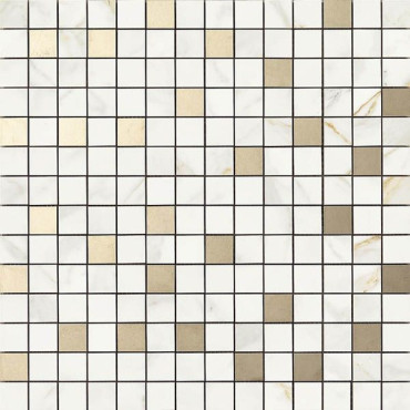 Мозаика Bistrot Mosaico Calacatta Michelangelo (R4ZU) 40x40 от Ragno (Италия) в Москве