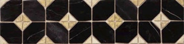 Бордюр Tira Iliada-PR Negro 10.8x43.5 от Vives Ceramica (Испания) в Москве