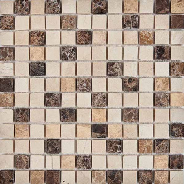 Мозаика PIX272 из мрамора (23x23) 30.5x30.5 от Pixmosaic (Китай) в Москве