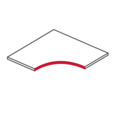 Спецэлемент SHALE TAUPE ANGOLARE CURVILINEO TORO (SL06AP6R) 60x60 от Italgraniti (Италия) в Москве