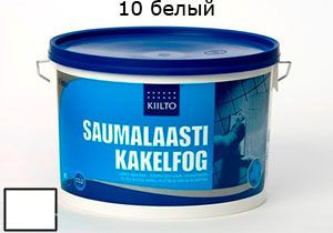 Затирка для швов Saumalaasti № 10 (3 кг) белый от Kiilto (Финляндия) в Москве