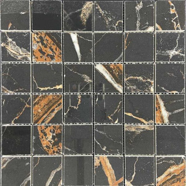 Мозаика Alcantro Nero Mosaic 30x30 от Velsaa (Индия) в Москве