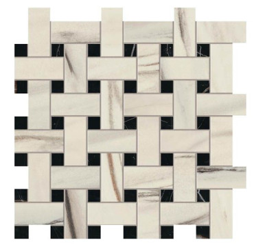 Мозаика Marvel Dream Bianco F. Basket Weave Matt (AOVJ) 30.5x30.5 от Atlas Concorde (Италия) в Москве