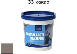 Затирка для швов Saumalaasti № 33 (1 кг) какао от Kiilto (Финляндия) в Москве