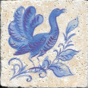 Декор Provance Гжель 6 10x10 от Stone4Home (Турция) в Москве