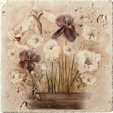 Декор Inserto Travertino (панно) 20x20 от Cir Ceramiche (Италия) в Москве