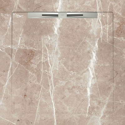 Керамический душевой поддон LUXOR LIGHT BROWN - SLOPE LINE 90 90x90 от Aquanit (Турция) в Москве