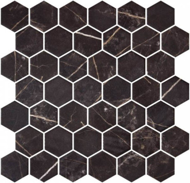 Мозаика Hexagon Marble Coimbra Antislip 28.4x28.6 от Onix Mosaico (Испания) в Москве