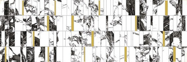 Вставка White stream темно-серый (16517) 25x75 от Mei (Германия) в Москве