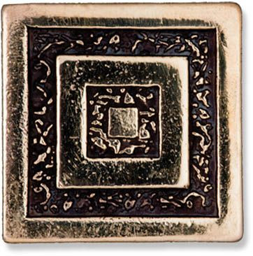 Декор BRONZO-25 вставка INFINITY латунная 5x5 от BronzoDecor (Россия) в Москве