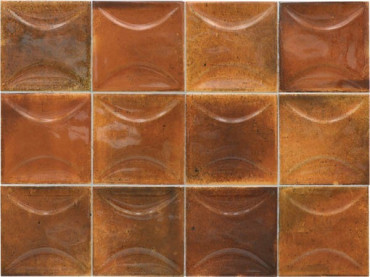 Настенная плитка HANOI ARCO BURNT RED (30029) 10x10 от Equipe Ceramicas (Испания) в Москве