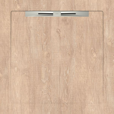 Керамический душевой поддон OAKWOOD LIGHT BROWN - SLOPE LINE 90 90x90 от Aquanit (Турция) в Москве