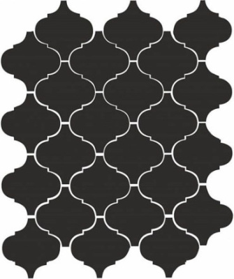 Настенная плитка Арабески глянцевый черный (65001) 26x30 от Kerama Marazzi (Россия) в Москве