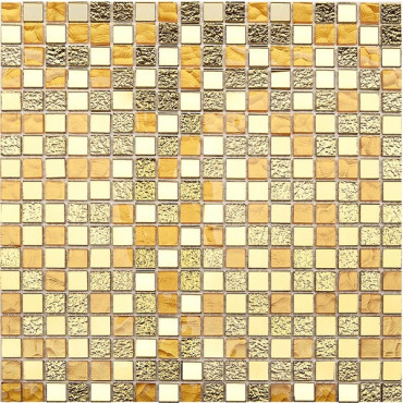 Мозаика Mix Gold (JMG21501) (15X15) стекло 30x30x3.8 от StarMosaic (Китай) в Москве