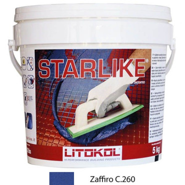 Litochrom Starlike C.260 синий (5кг) от Litokol (Россия) в Москве
