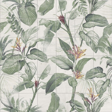 Панно MURAL SPRING LEAVES (36 шт 20x20) 120x120 от Mainzu (Испания) в Москве